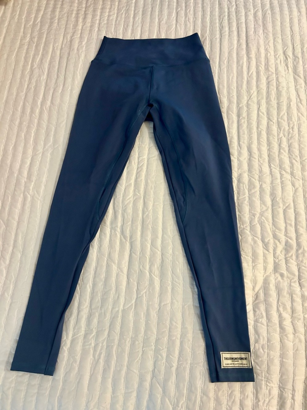 The Giving Movement Blue-Grey High-Waist Performance Leggings